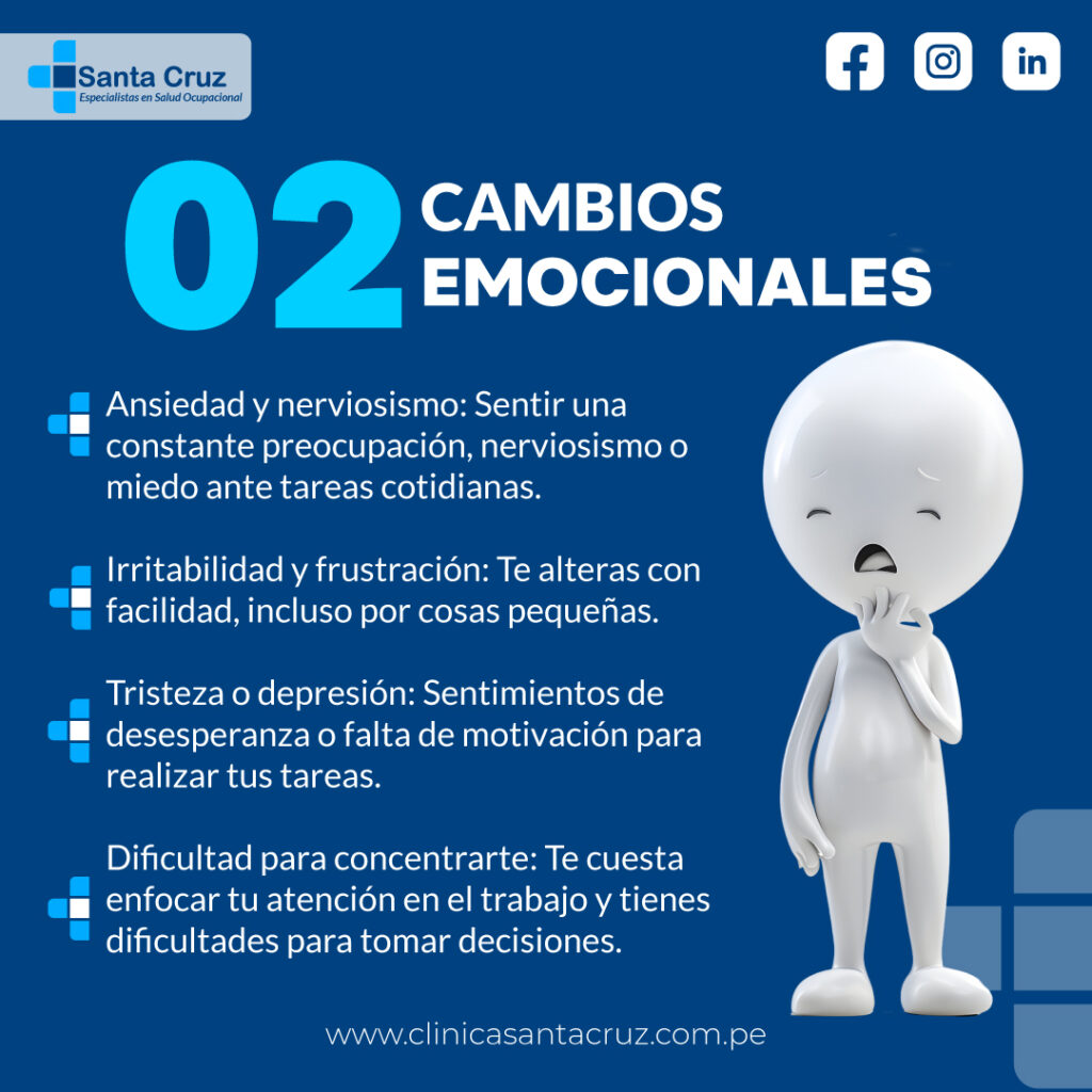 Síntomas del estrés laboral