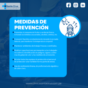 Golpe de calor en trabajos de exterior