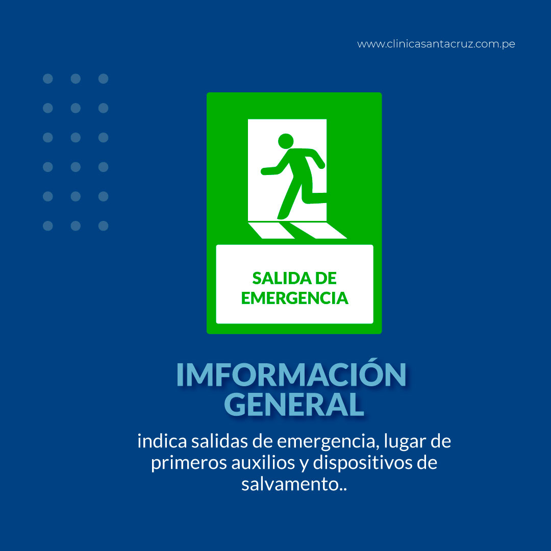 Tipos De SeÑales De Seguridad Salud Ocupacional Clínica Santa Cruz 0612