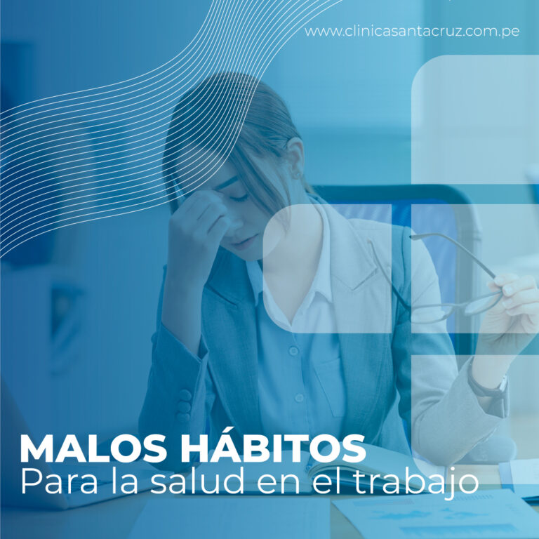 Malos hábitos para la salud en el trabajo