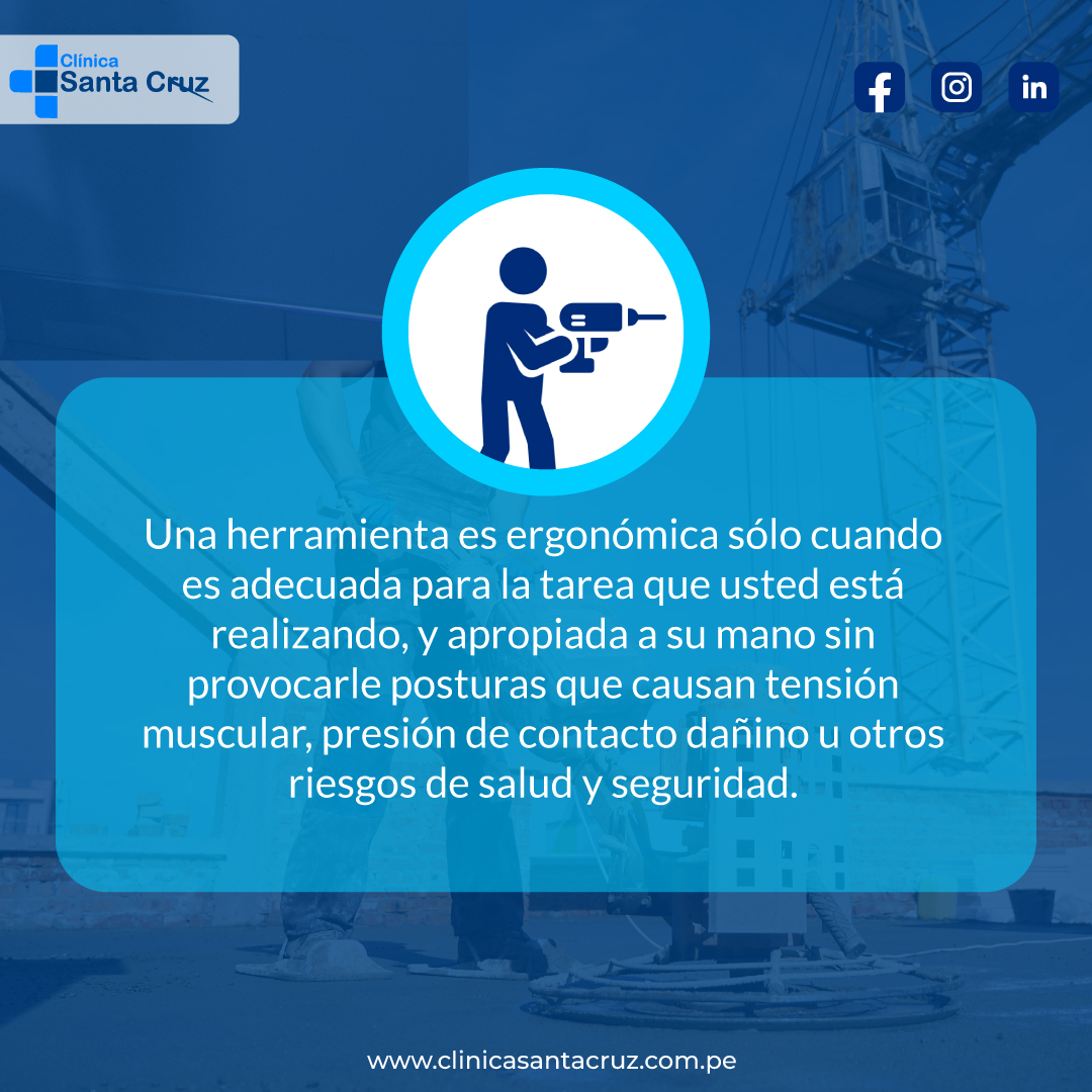 Uso de herramientas ergonómicas en el trabajo